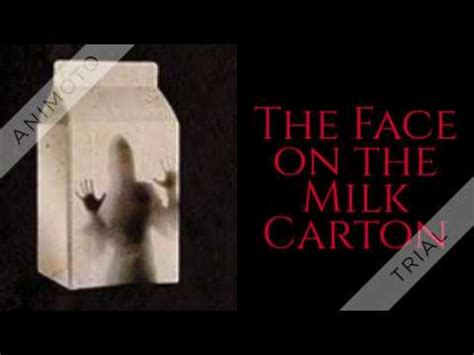 The Face on the Milk Carton Book Trailer - YouTube