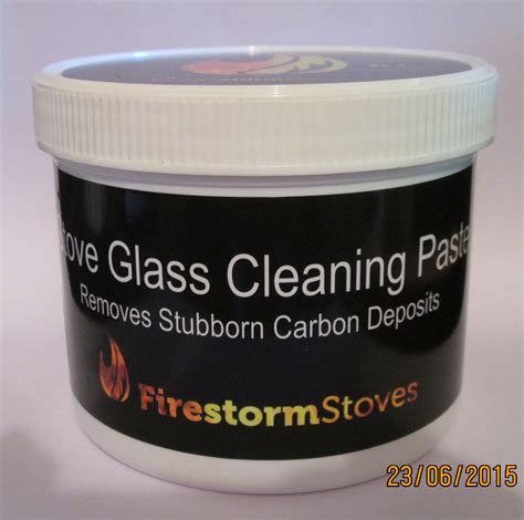 Stove Glass Cleaner Paste 500 G Tub, For Wood Burning Stoves Ovens ...