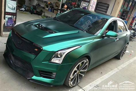 CARLIKE CL-EM-21 EMERALD GREEN MATTE ELECTRO METALLIC VINYL For CAR WR – CARLIKE WRAP