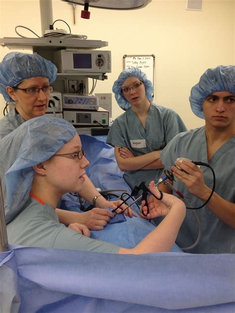 Mercy's Operating Room staff recently hosted a group of 40 area high school students who are ...