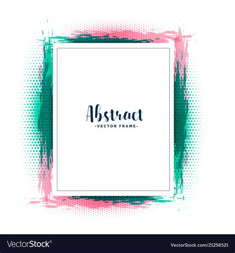 Abstract grunge style frame design Royalty Free Vector Image