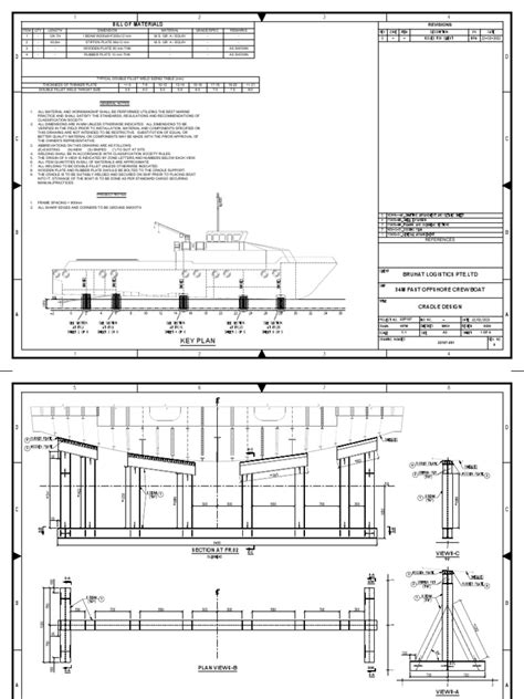 34 M Boat Cradle Design | PDF