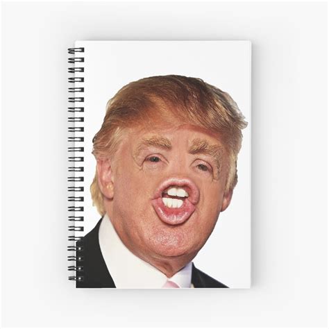 "Funny Donald Trump Meme" Spiral Notebook by KiyomiShop | Redbubble