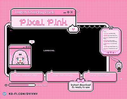 Pink Stream Overlay Projects | Photos, videos, logos, illustrations and branding on Behance