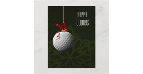 golfer Christmas Cards | Zazzle