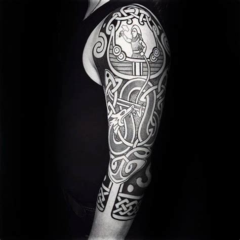 70 Mjolnir Tattoo Designs For Men - Hammer Of Thor Ideas