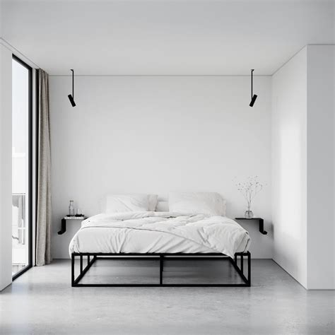 Bed frame / simple bed | Simple bed frame, Simple bed, Minimalist bed