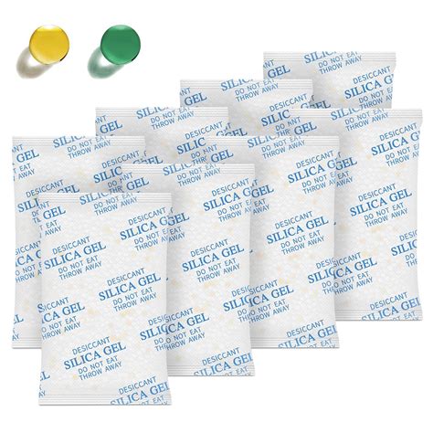 Silica Gel Packets – 50 Gram 35 Packs Desiccant Packs, Moisture Absorbers for Food Storage with ...