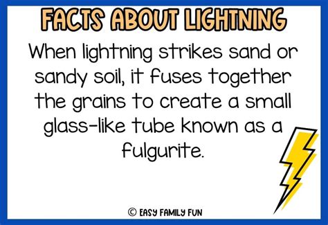 79 Electrifying Facts about Lightning [Free Fact Cards]