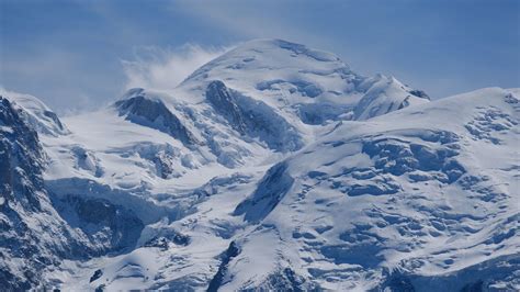 Wallpaper mountain, snow, peak, white, landscape hd, picture, image