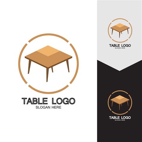 Table vector logo icon object background illustration 7854036 Vector Art at Vecteezy