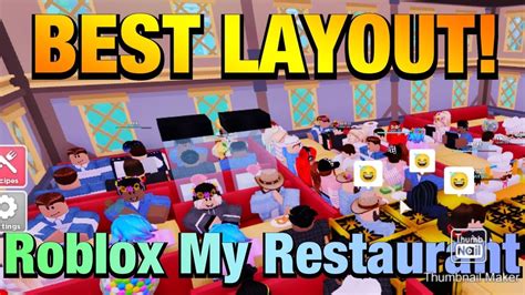 *10 FLOOR LAYOUT* Get CUSTOMERS & MONEY FAST In Roblox My Restaurant! | My Restaurant Roblox ...