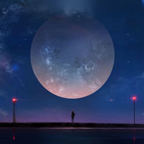 Anime Moonlight Wallpapers - Top Free Anime Moonlight Backgrounds - WallpaperAccess