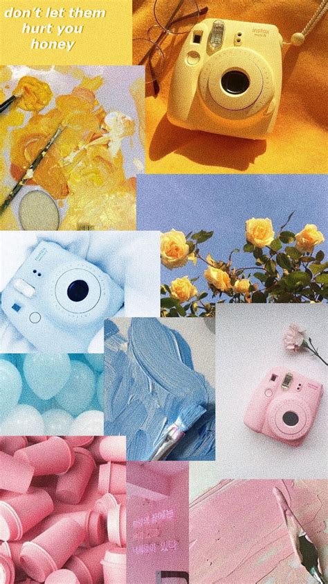 Pink Blue And Yellow Aesthetic Wallpaper ~ Pink Yellow Blue Aesthetic ...