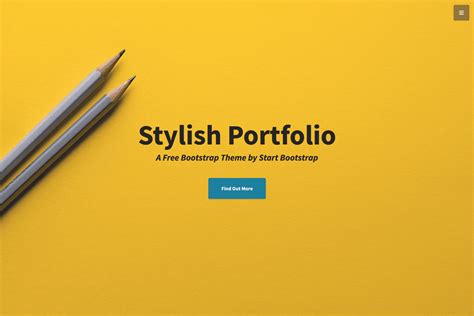 Startbootstrap Stylish Portfolio