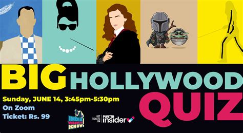 BIG HOLLYWOOD QUIZ : India Wants To Quiz for a Cause