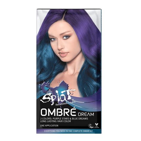 Splat Complete Kit, Ombre Dream, Semi-Permanent Blue Purple, 47% OFF