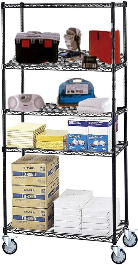 Home Basics 3-Layer Black Wire Shelf - Walmart.com