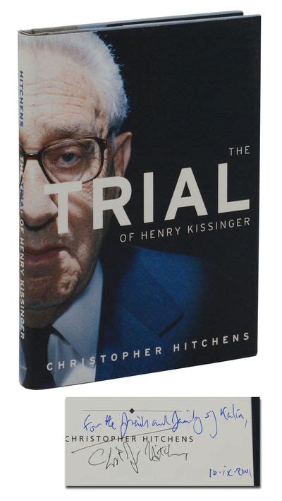 The Trial of Henry Kissinger by Hitchens, Christopher | Search for rare ...