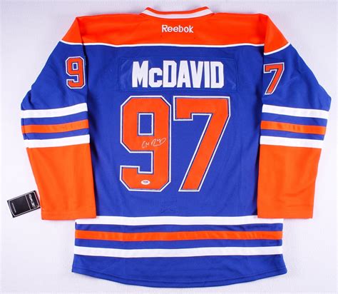 Connor McDavid Signed Oilers Jersey (PSA COA) | Pristine Auction