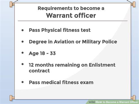 How to Become a Warrant Officer: 12 Steps (with Pictures)