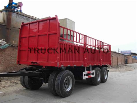 20ft Container Full Trailer Truck Loading Capacity 35 Tons With 3 Axles