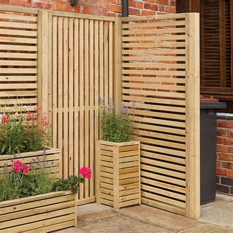 Homebase UK | Wood trellis, Fence panels, Horizontal fence