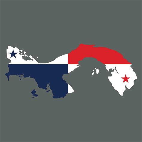 Panama map vector illustration concept Panama national flag. 23290442 ...