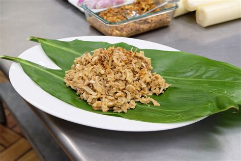 Burmese Banana Stem Salad Recipe — Chef Hui