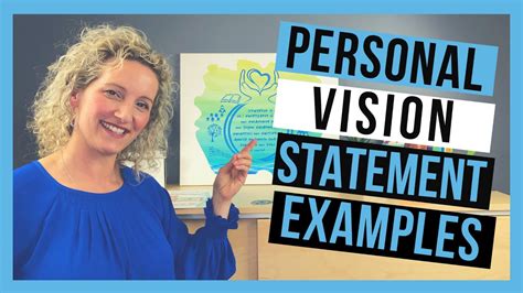 Personal Vision Statement Examples (YOU NEED TO SEE THESE) - YouTube