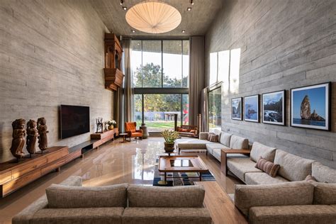 A Modern Indian Brutalist House With Artistic TouchesInterior Design Ideas.