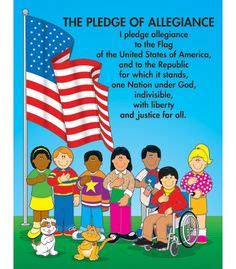 #CDWishList The Pledge of Allegiance Chart Homeschool Kindergarten ...