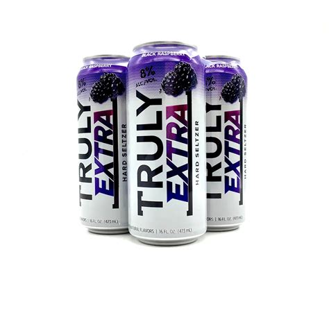 BUY TRULY EXTRA HARD SELTZER BLACK RASPBERRY Each | Fridley Liquor