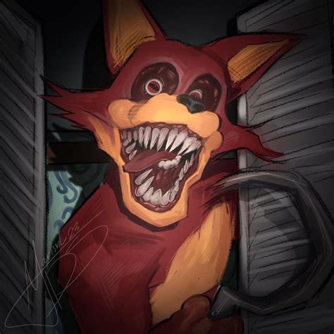 Smamuel The Hidden Nightmares’ Foxy Redraw : r/fivenightsatfreddys