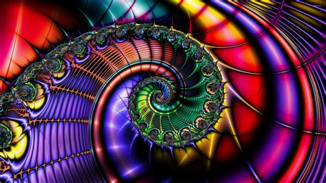 fractals Colorful | Pics Photos - Download 2560x1440 Colorful Fractal Street Night Hd ...