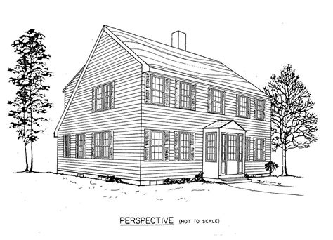 Free Saltbox House Plans | Saltbox House Floor Plans