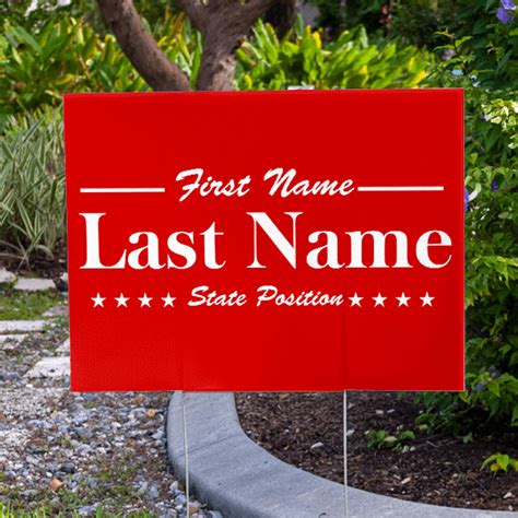 Generic Custom Political Yard Sign - CustomSigns.com