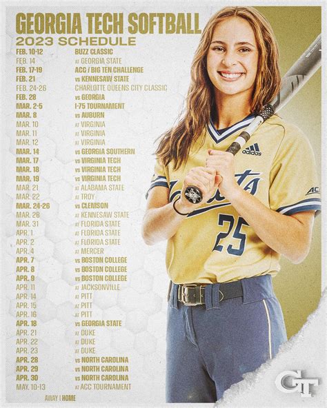 Georgia Tech Softball Schedule 2024 - Alida Barbara