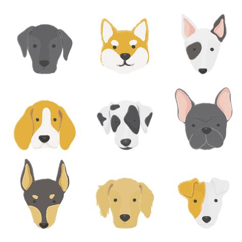 Illustration of dogs collection - Download Free Vectors, Clipart Graphics & Vector Art