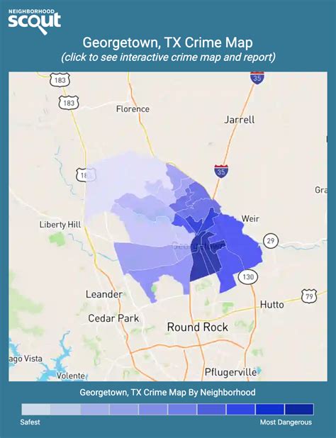 Georgetown, TX Crime Rates and Statistics - NeighborhoodScout