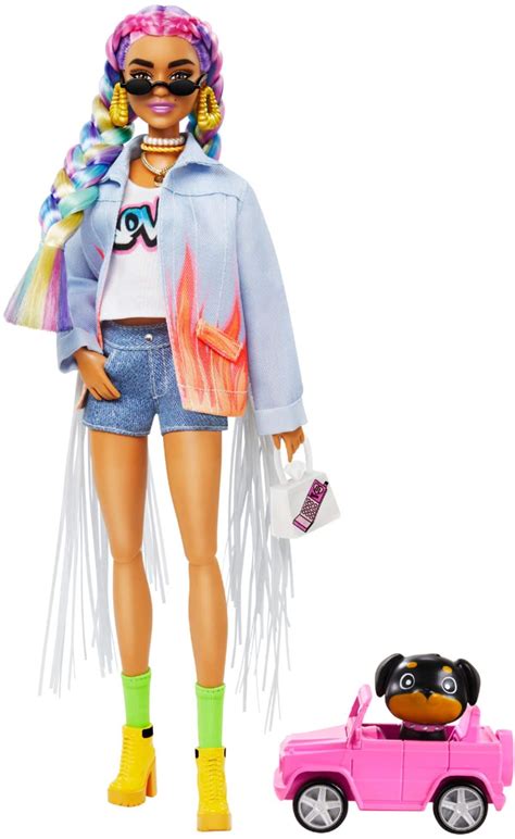 Best Buy: Barbie Extra Doll Rainbow Braids GRN29