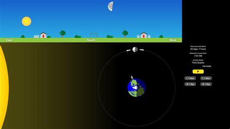 Moon Phases Simulation Viewed from Earth and Space | PBS LearningMedia