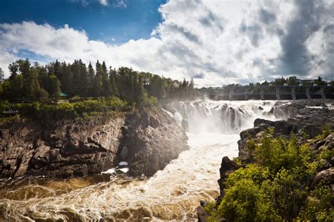 Grand Falls, New Brunswick, Canada jigsaw puzzle in Waterfalls puzzles on TheJigsawPuzzles.com