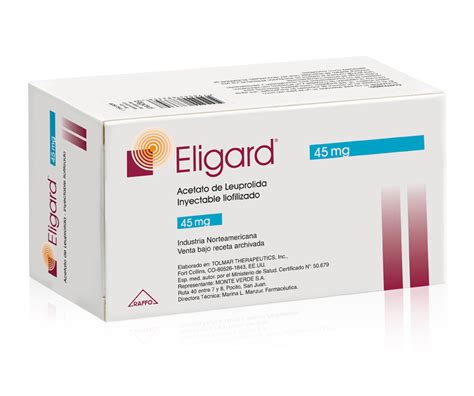 ELIGARD Leuprolide Acetate 7.5mg , 22.5mg , 30mg & 45mg Injection - 3S Corporation – Pharmacy ...