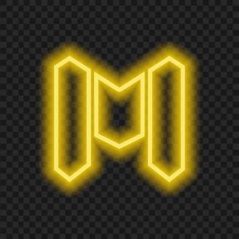 HD Yellow Neon Call Of Duty Mobile COD M Game Logo PNG | Citypng