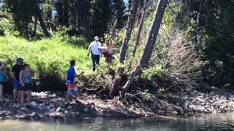 Deadwood camping trip rope swing 63 Michael & Harrison - YouTube