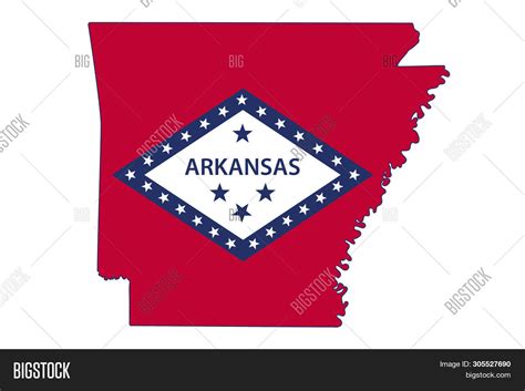 Map Arkansas Arkansas Image & Photo (Free Trial) | Bigstock