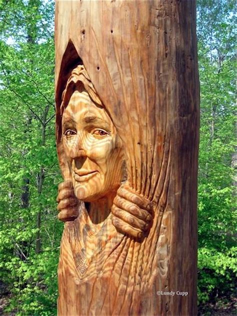 40 Exceptional Examples Of Tree Carving Art - Bored Art | Tree carving ...