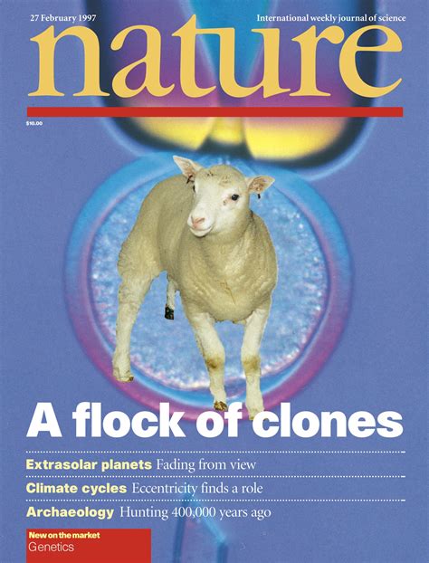 Nature Portfolio on Twitter: "Published #OnThisDay in 1997: Dolly the ...