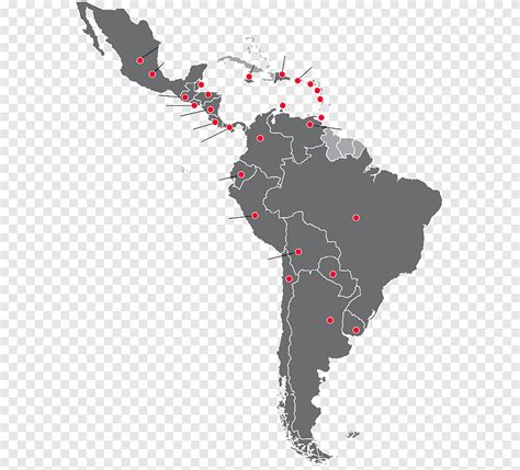 América Latina América do Sul Mapa linguístico Idioma, mapa, espanhol, mundo png | PNGEgg
